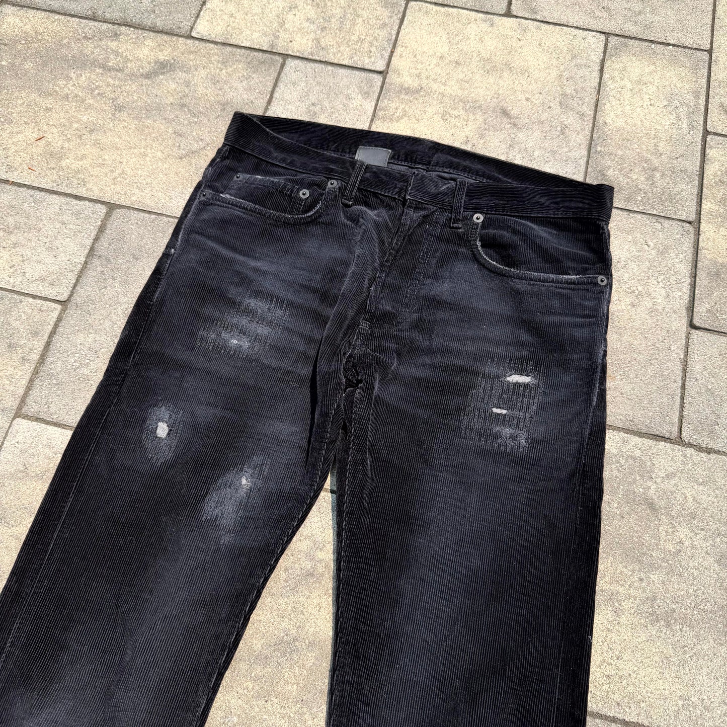AW09 Dior Homme Repaired Corduroy Pants
