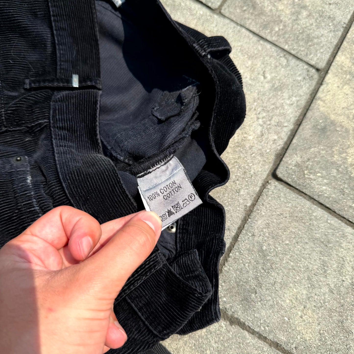 AW09 Dior Homme Repaired Corduroy Pants