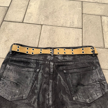 SS04 Undercover Languid Distorted Eyelet Belt