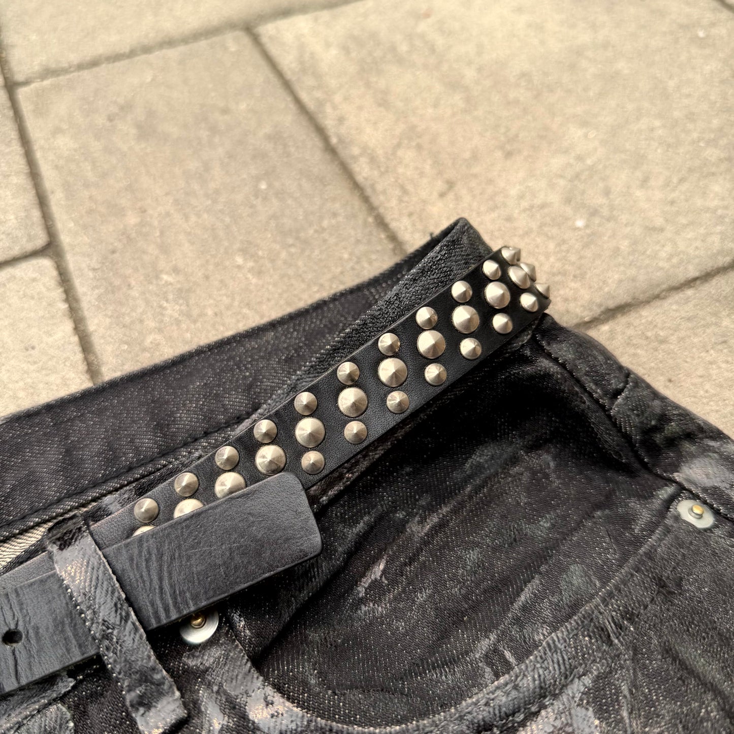 SS10 Undercover Studded Belt