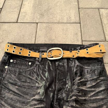 SS04 Undercover Languid Distorted Eyelet Belt
