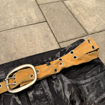 SS04 Undercover Languid Distorted Eyelet Belt