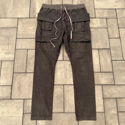 FW15 Rick Owens Dark Dust Corduroy Creatch Cargos