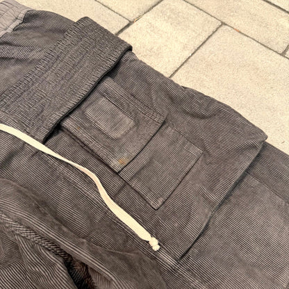 FW15 Rick Owens Dark Dust Corduroy Creatch Cargos