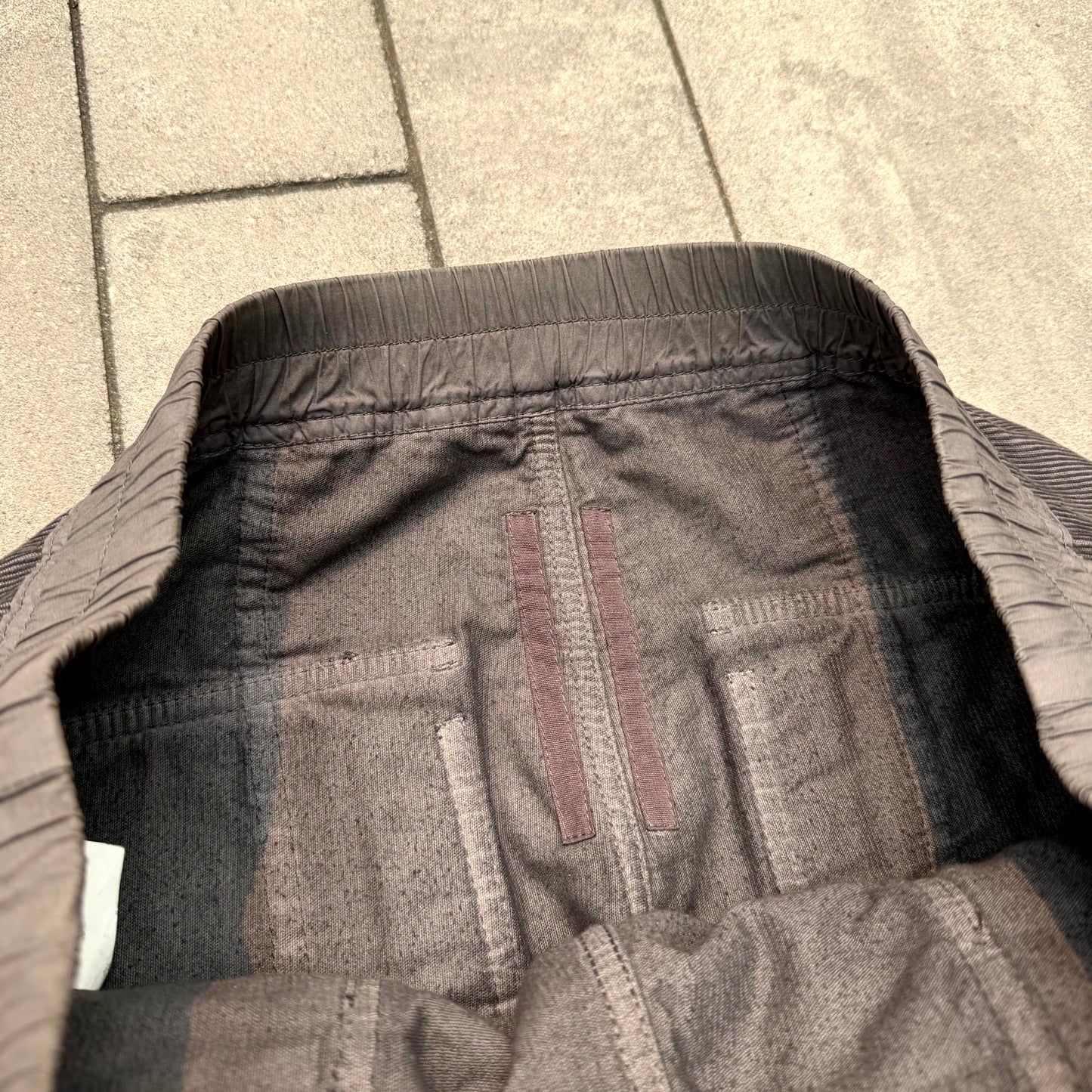 FW15 Rick Owens Dark Dust Corduroy Creatch Cargos