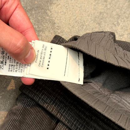 FW15 Rick Owens Dark Dust Corduroy Creatch Cargos