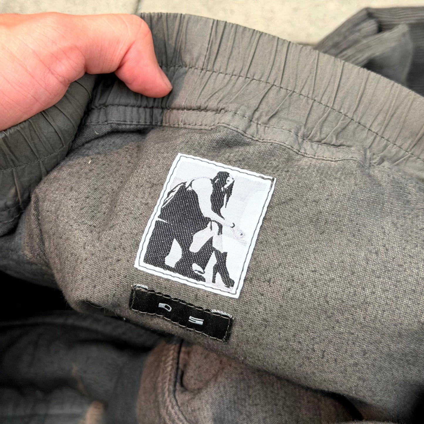 FW15 Rick Owens Dark Dust Corduroy Creatch Cargos