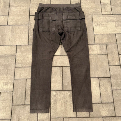 FW15 Rick Owens Dark Dust Corduroy Creatch Cargos