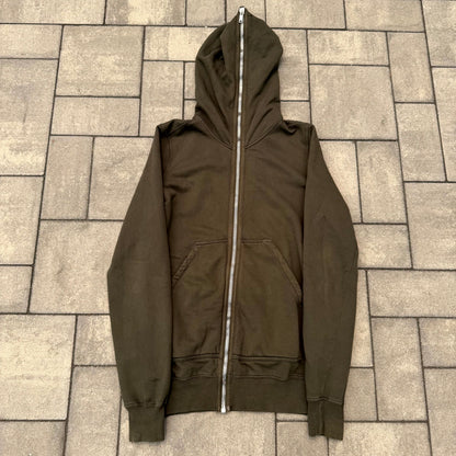 SS18 Rick Owens Forest Green Gimp Hoodie