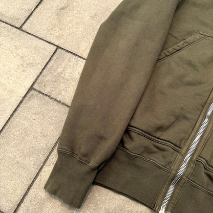 SS18 Rick Owens Forest Green Gimp Hoodie
