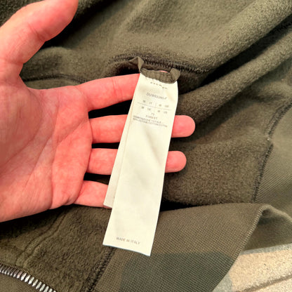 SS18 Rick Owens Forest Green Gimp Hoodie