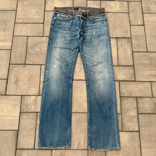 AW06 Dior Homme Cummerbund Denim