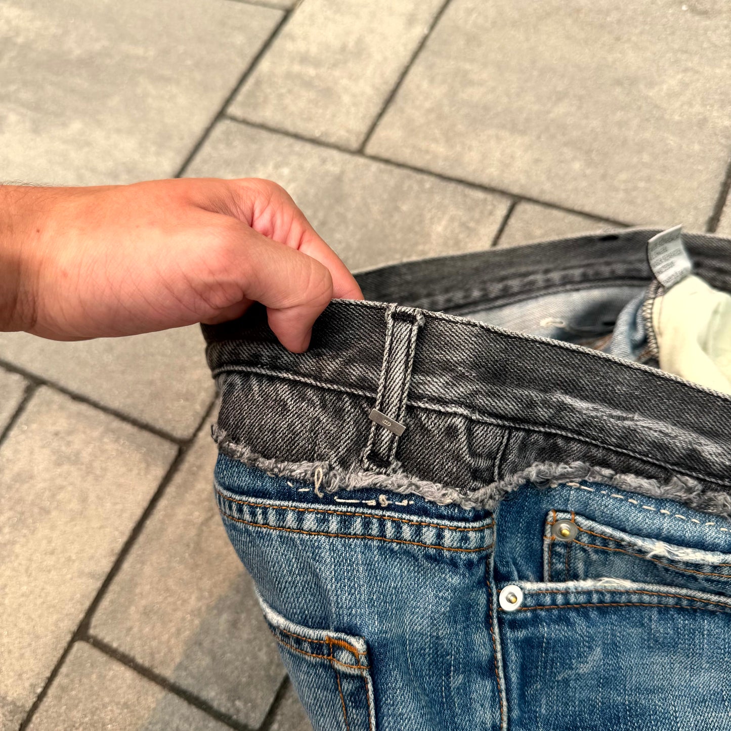 AW06 Dior Homme Cummerbund Denim