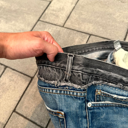 AW06 Dior Homme Cummerbund Denim