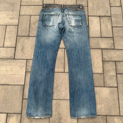 AW06 Dior Homme Cummerbund Denim
