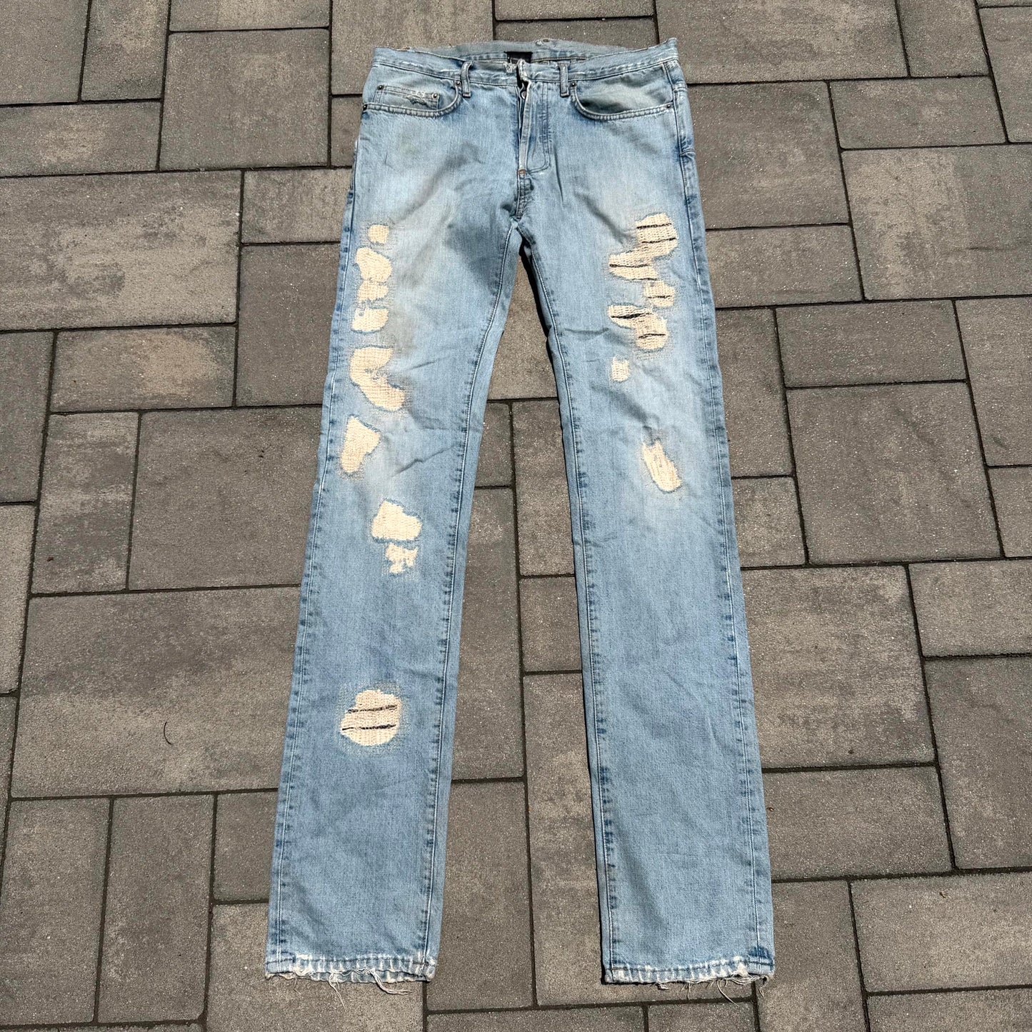 SS06 Dior Homme Crash Denim