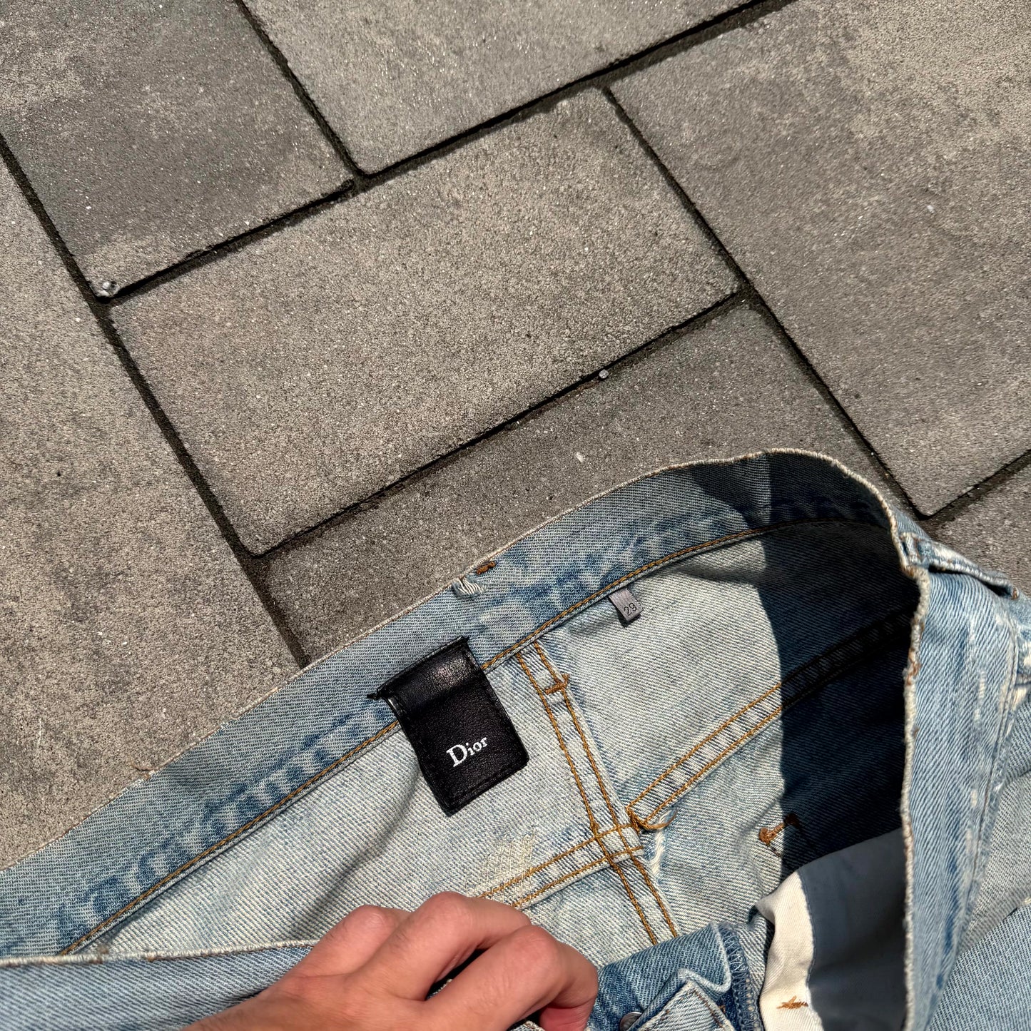 SS06 Dior Homme Crash Denim