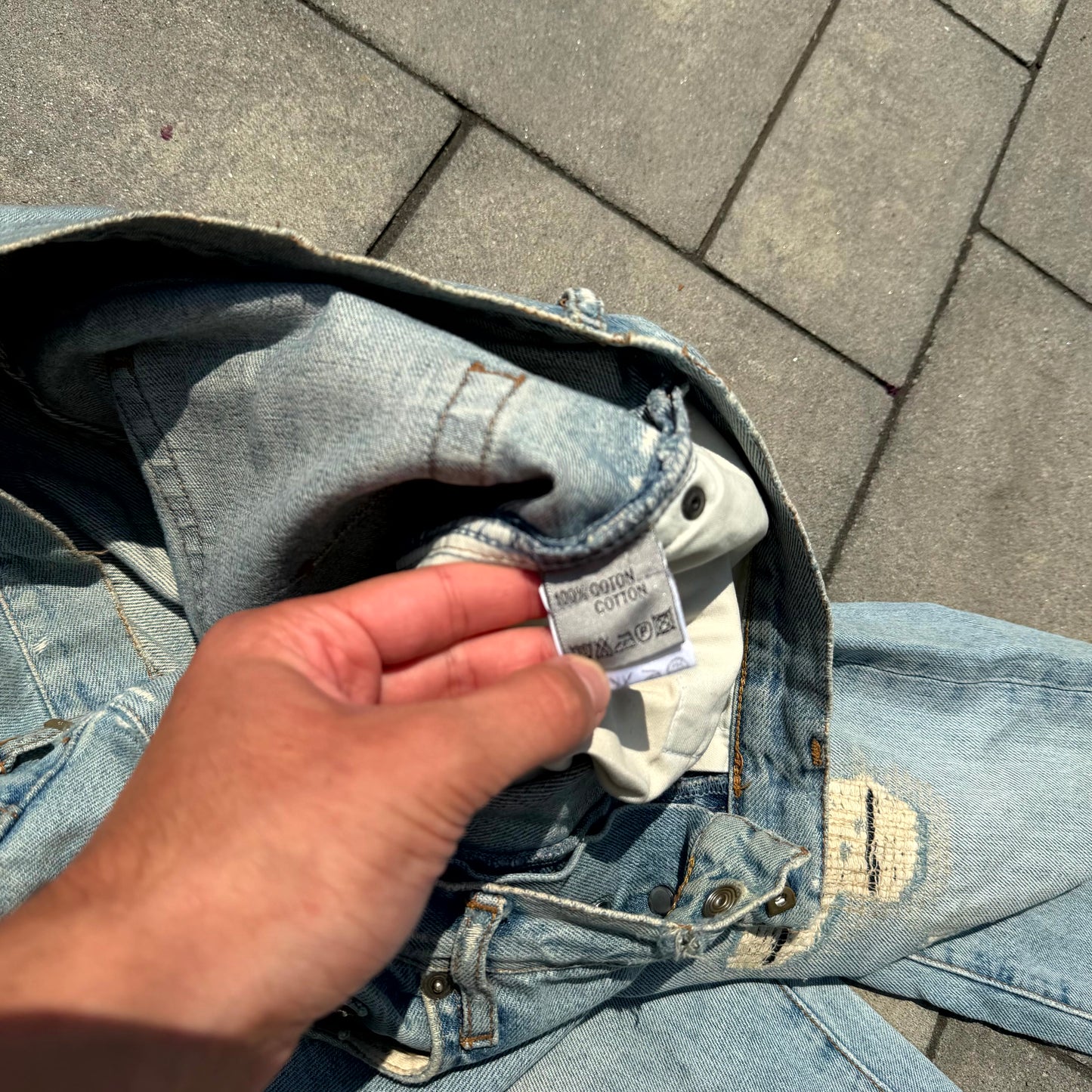 SS06 Dior Homme Crash Denim