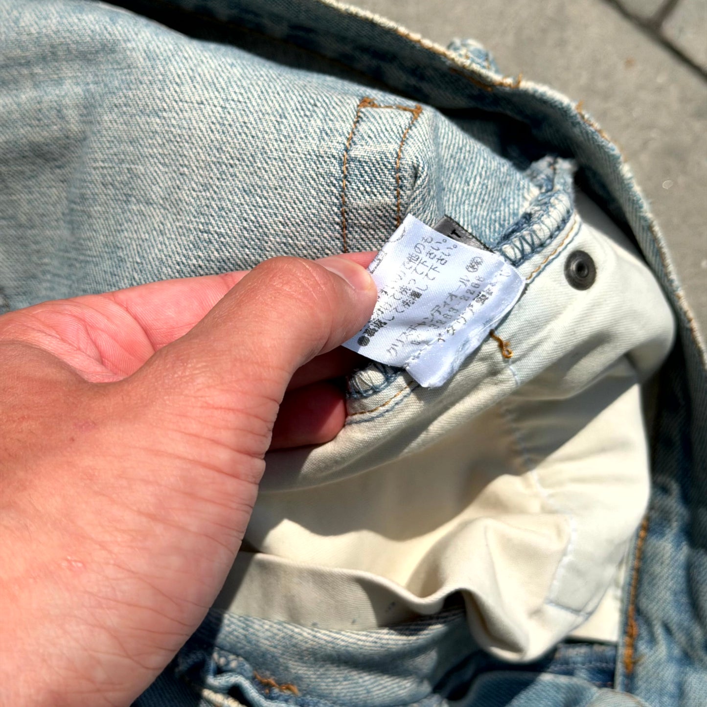 SS06 Dior Homme Crash Denim