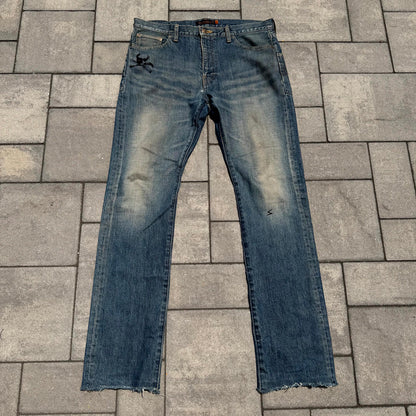AW05 Undercover Boro Skull Denim