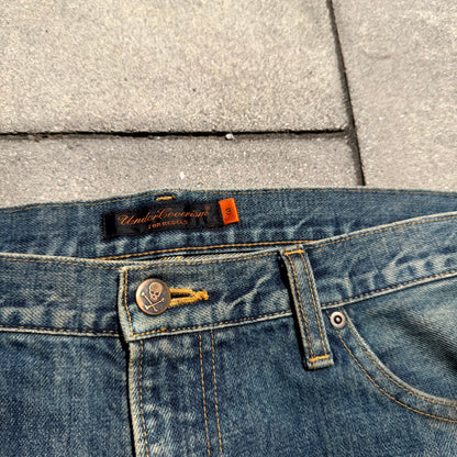 AW05 Undercover Boro Skull Denim