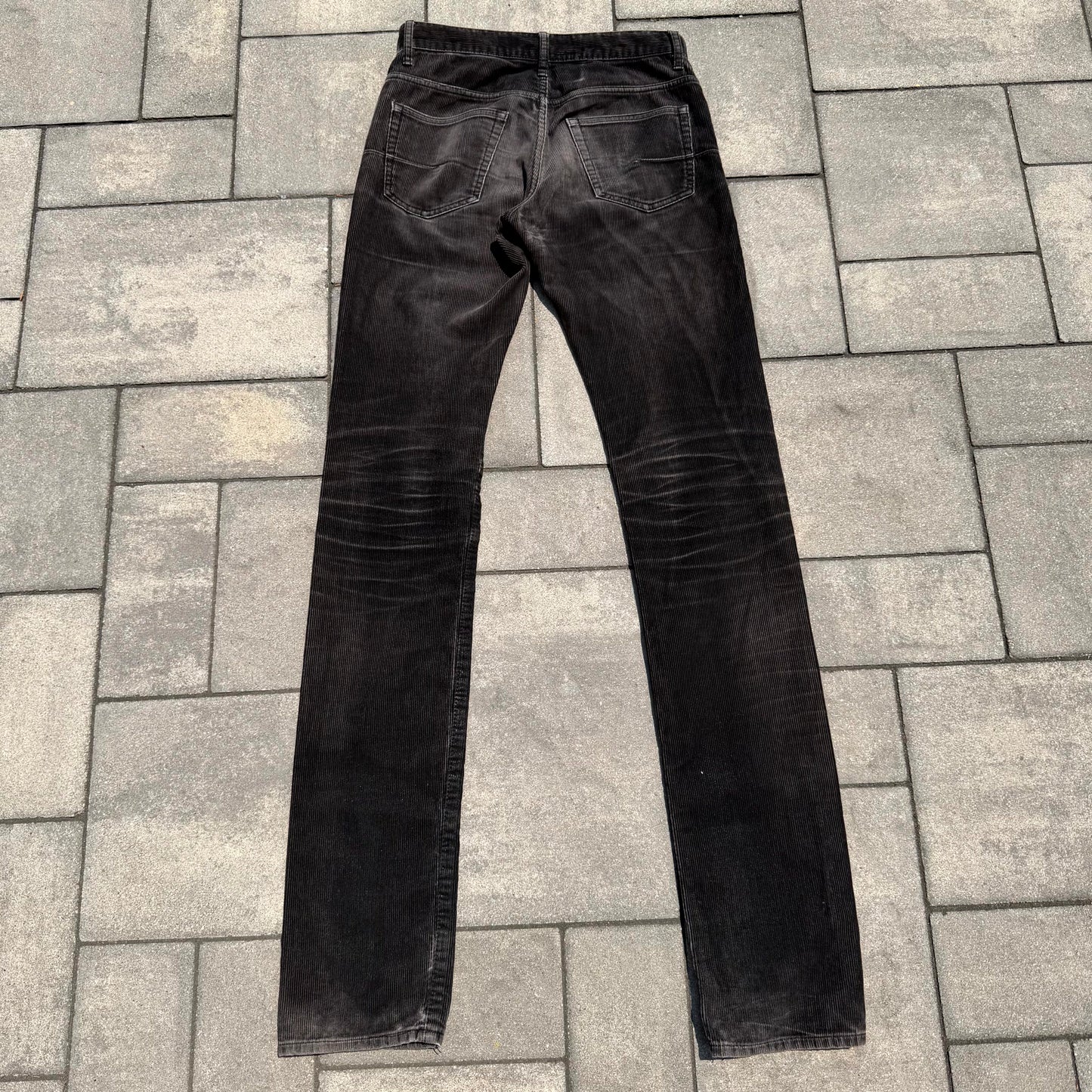 Dior Homme Grey Corduroy Pants