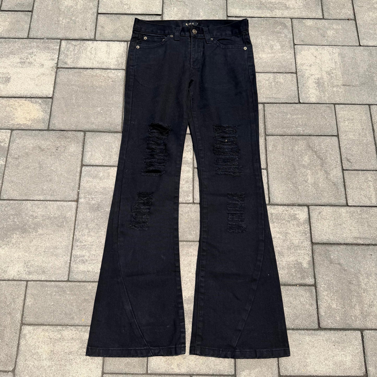 KUI Pierced Bootcut Denim