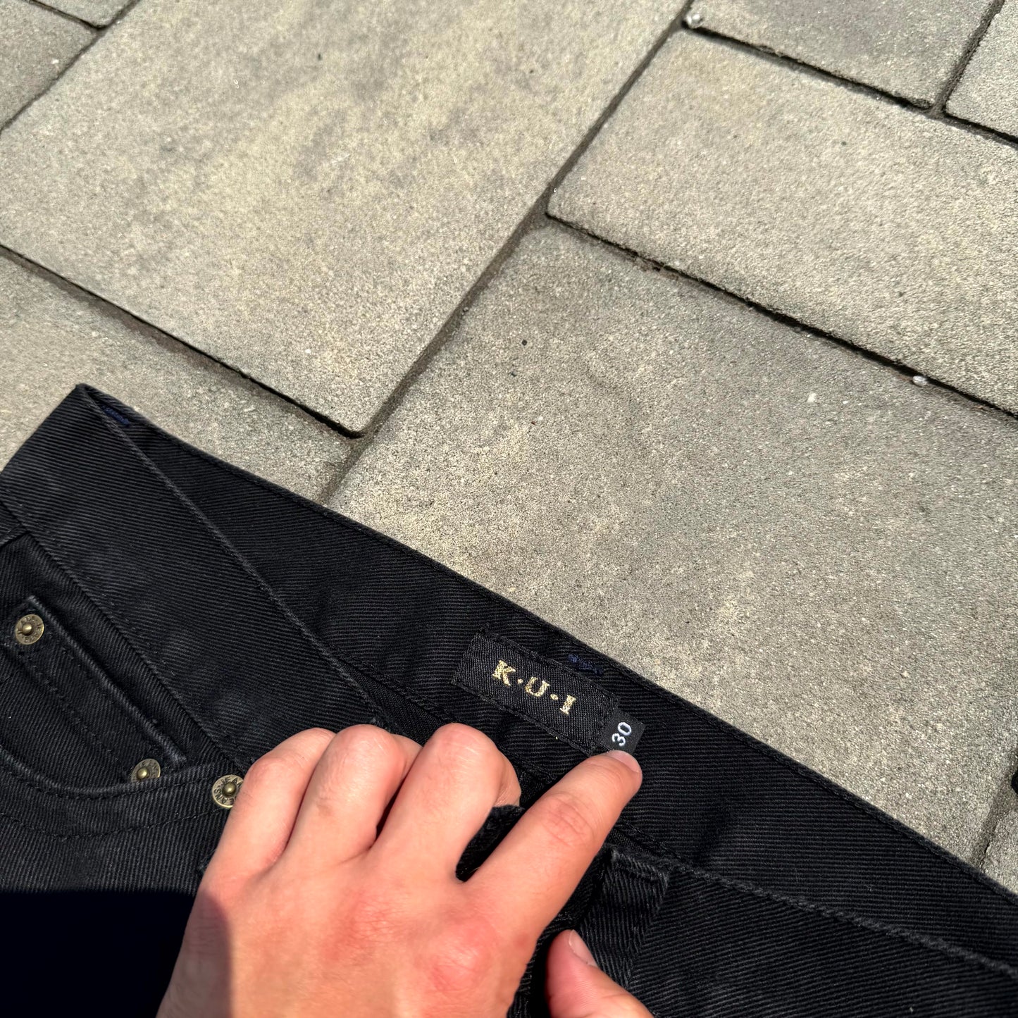 KUI Pierced Bootcut Denim