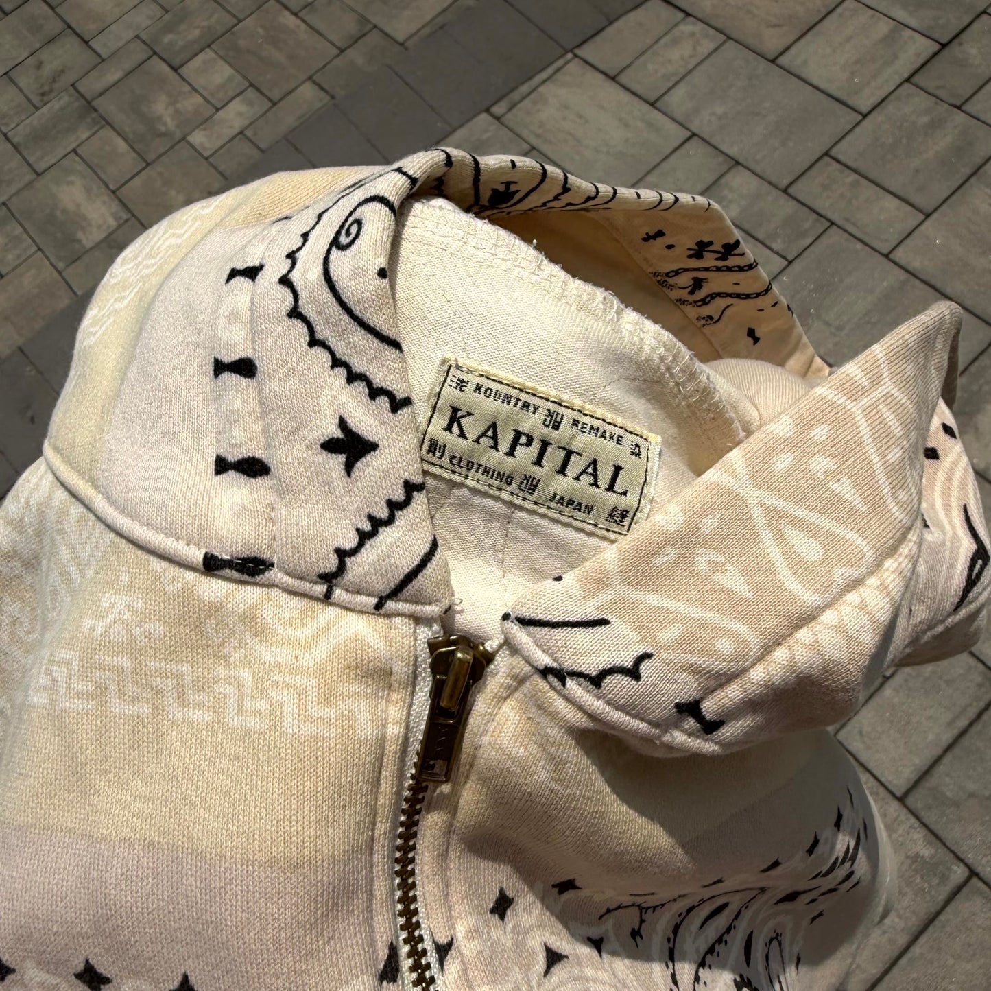 Kapital Redux Hybrid Bandana Hoodie