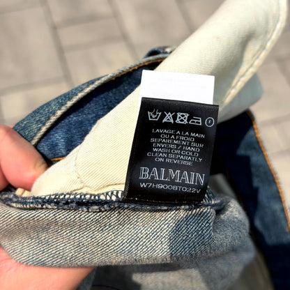 Balmain Skinny Distressed Denim
