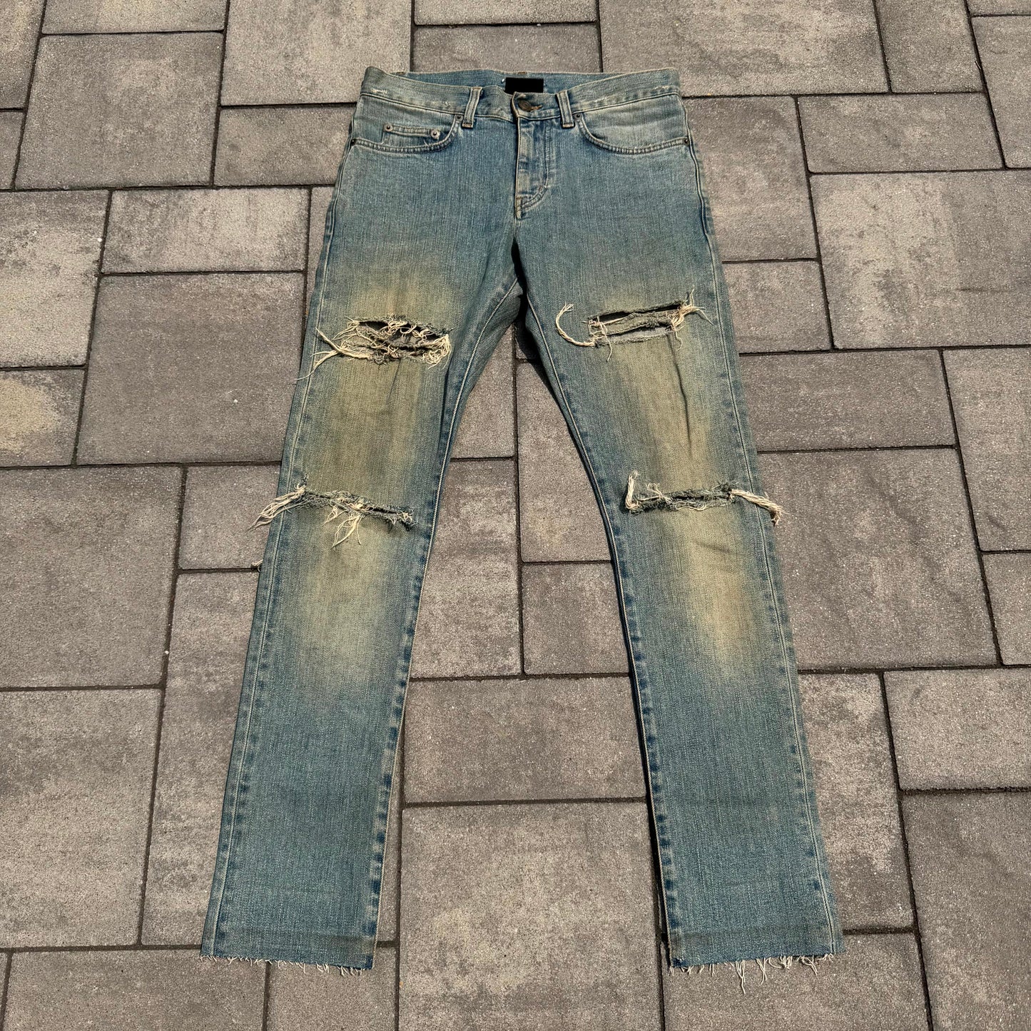 2014 Saint Laurent Paris D02 Crash Denim