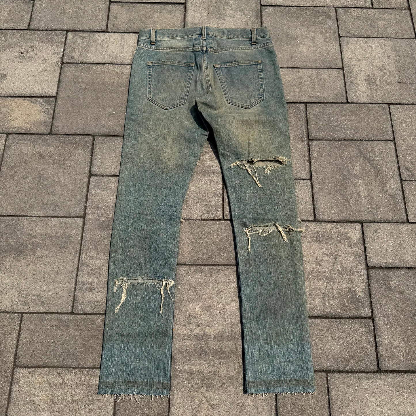 2014 Saint Laurent Paris D02 Crash Denim
