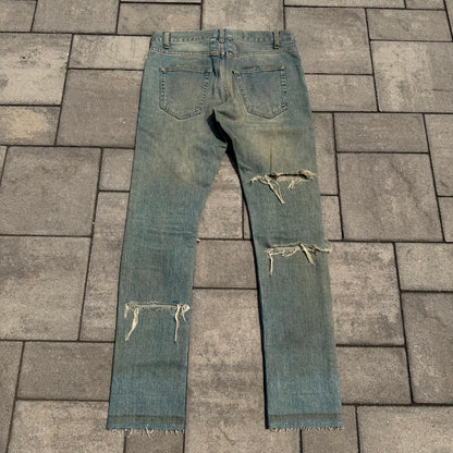 2014 Saint Laurent Paris D02 Crash Denim