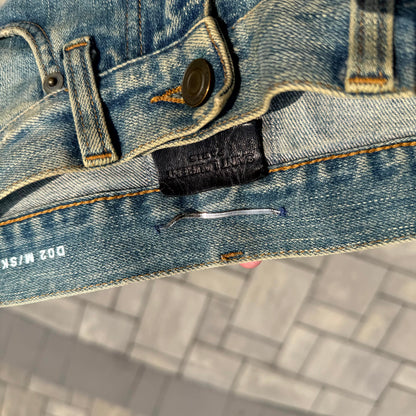 2014 Saint Laurent Paris D02 Crash Denim