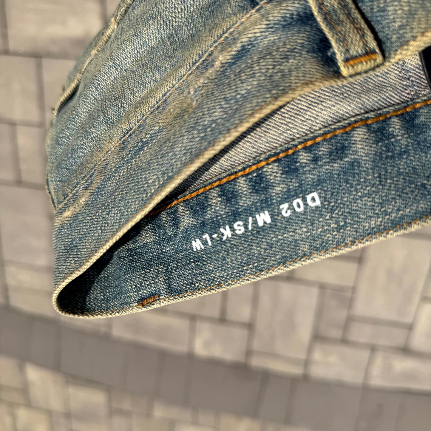2014 Saint Laurent Paris D02 Crash Denim