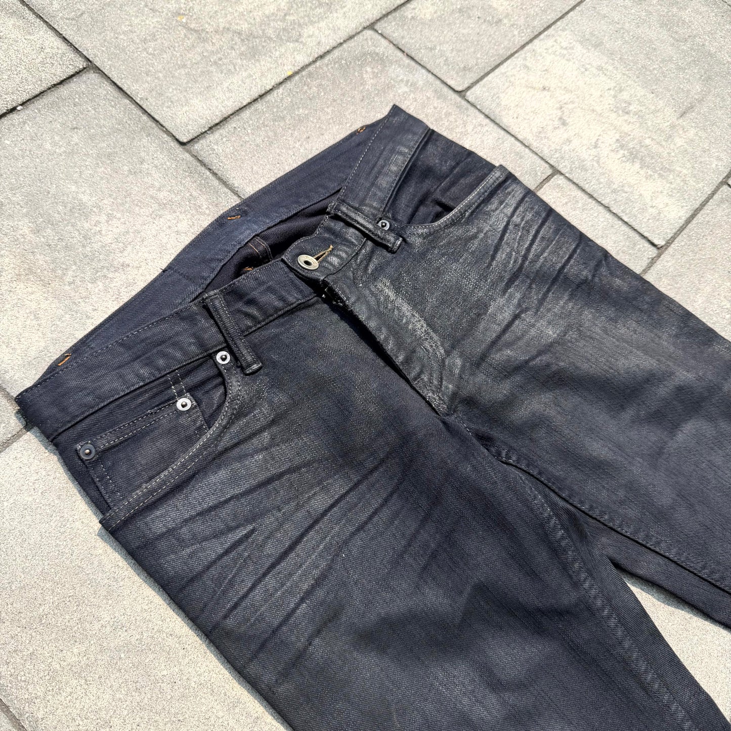 LGB Black Waxed Denim