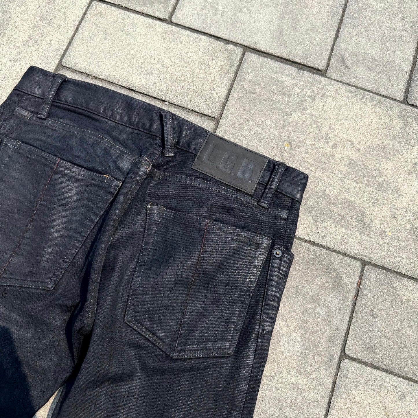 LGB Black Waxed Denim