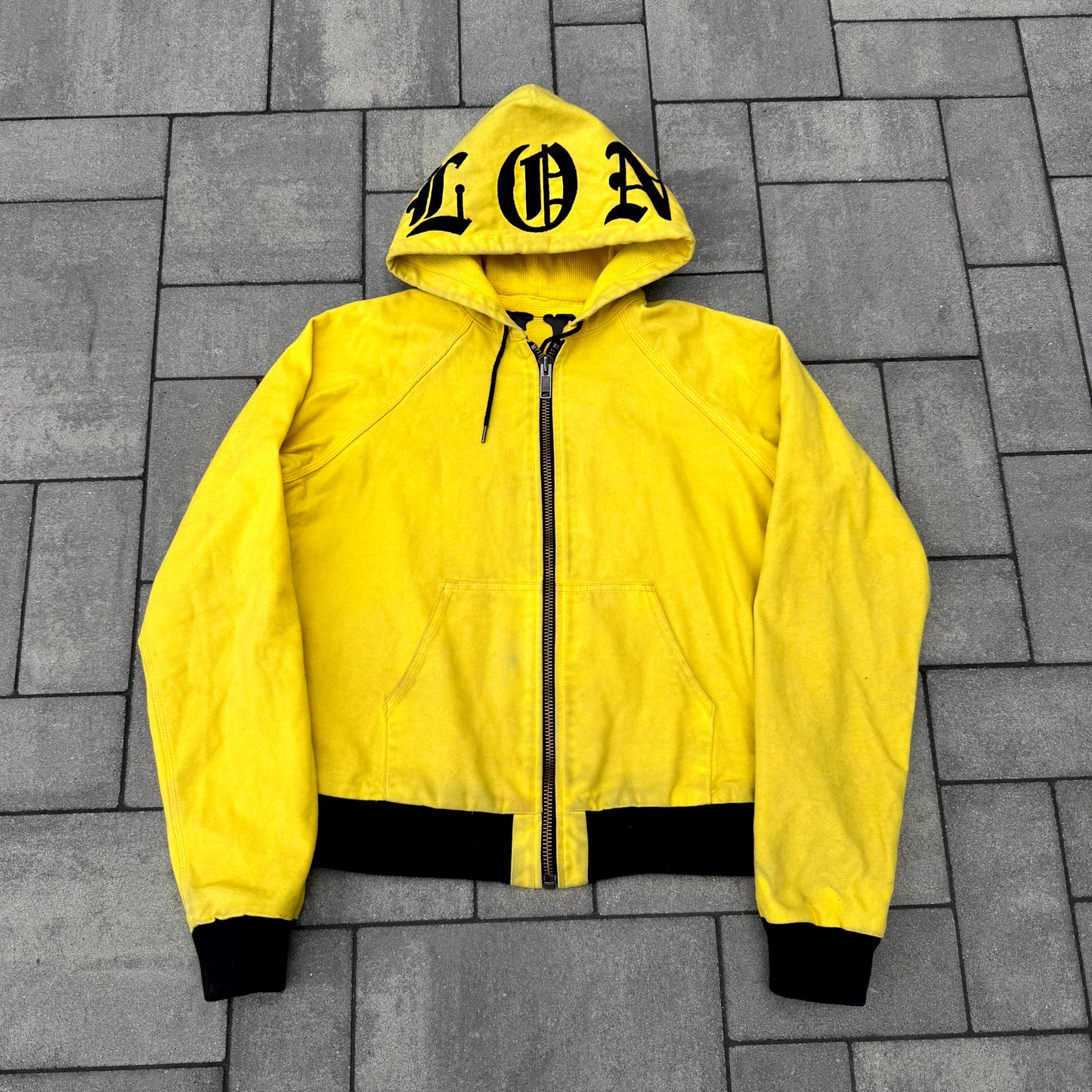 SS18 Vlone Yellow Canvas Worker Jacket