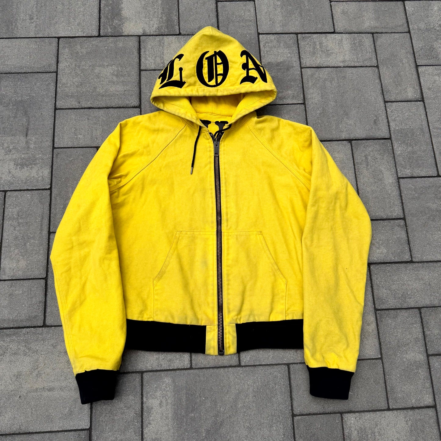 SS18 Vlone Yellow Canvas Worker Jacket
