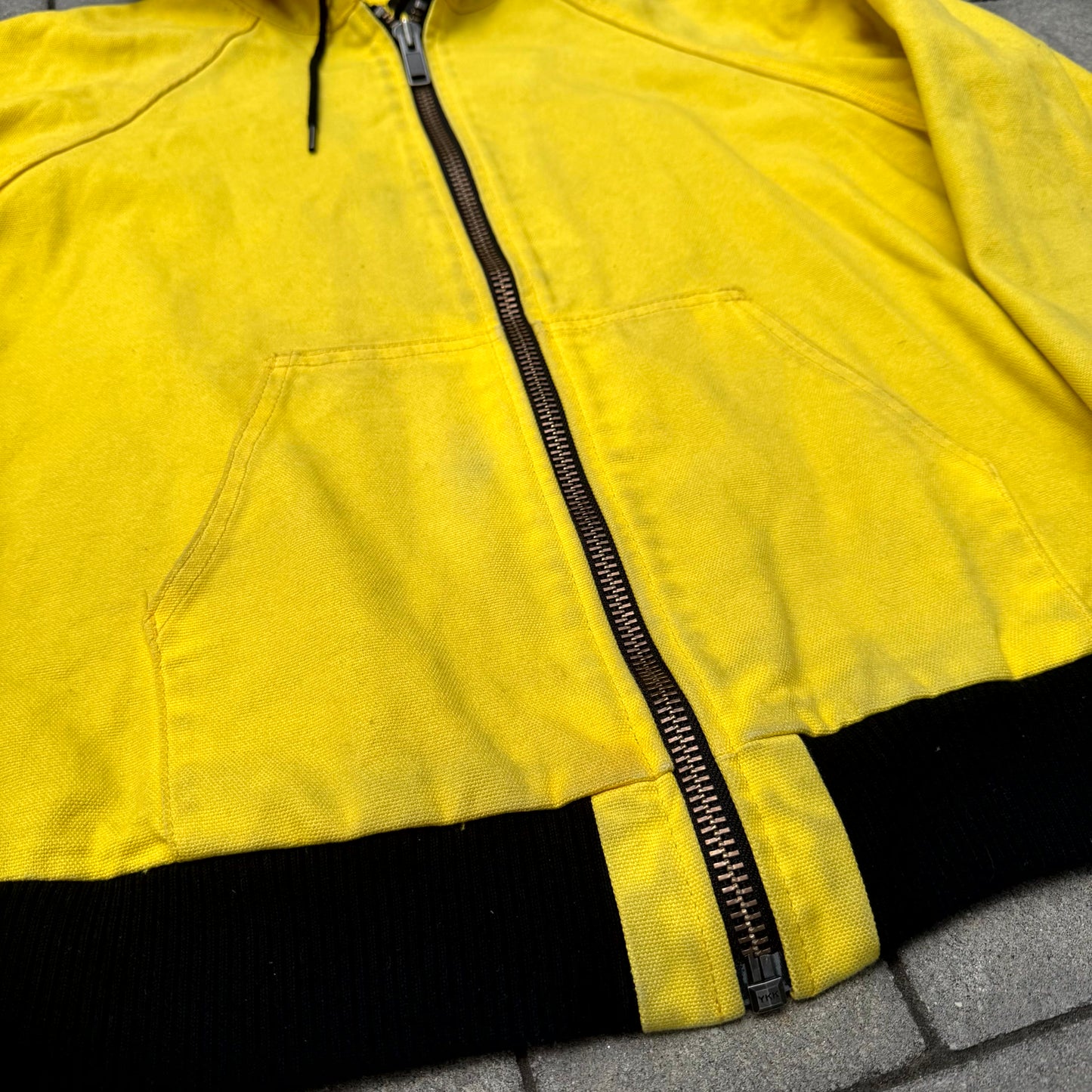 SS18 Vlone Yellow Canvas Worker Jacket