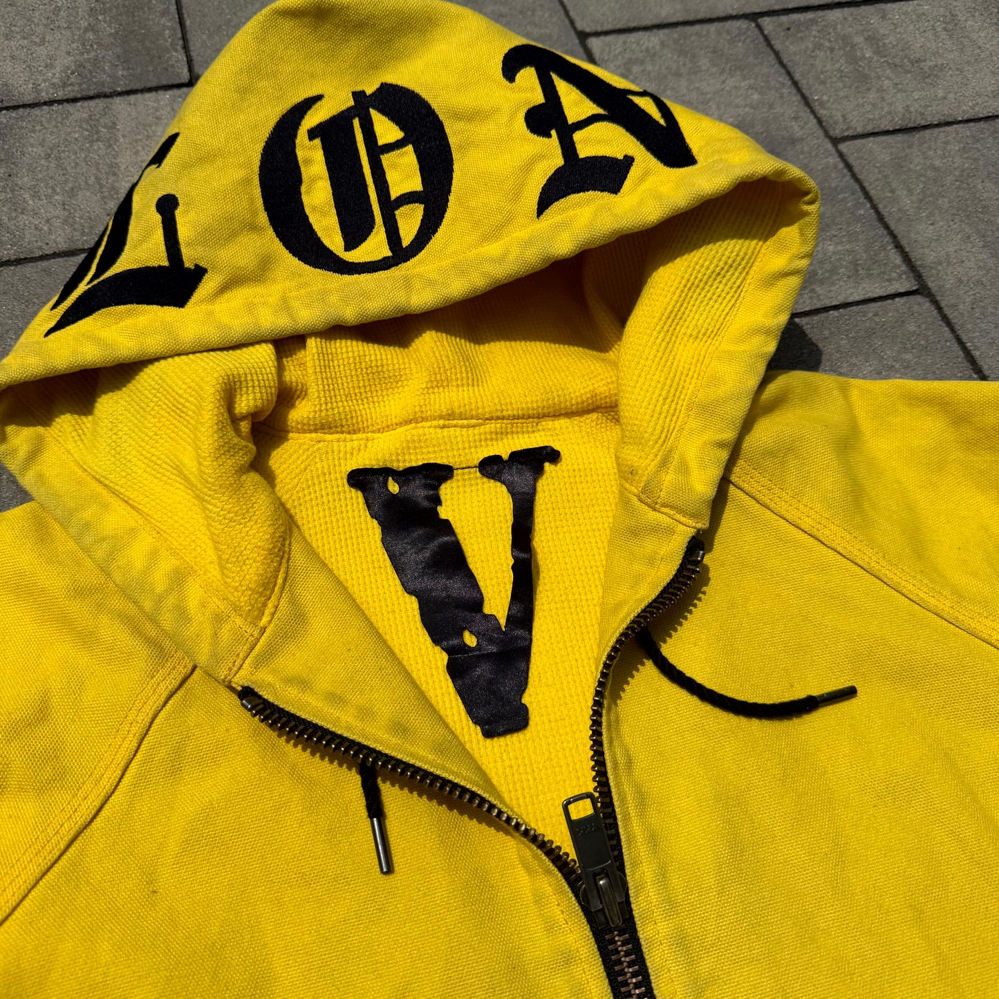 SS18 Vlone Yellow Canvas Worker Jacket