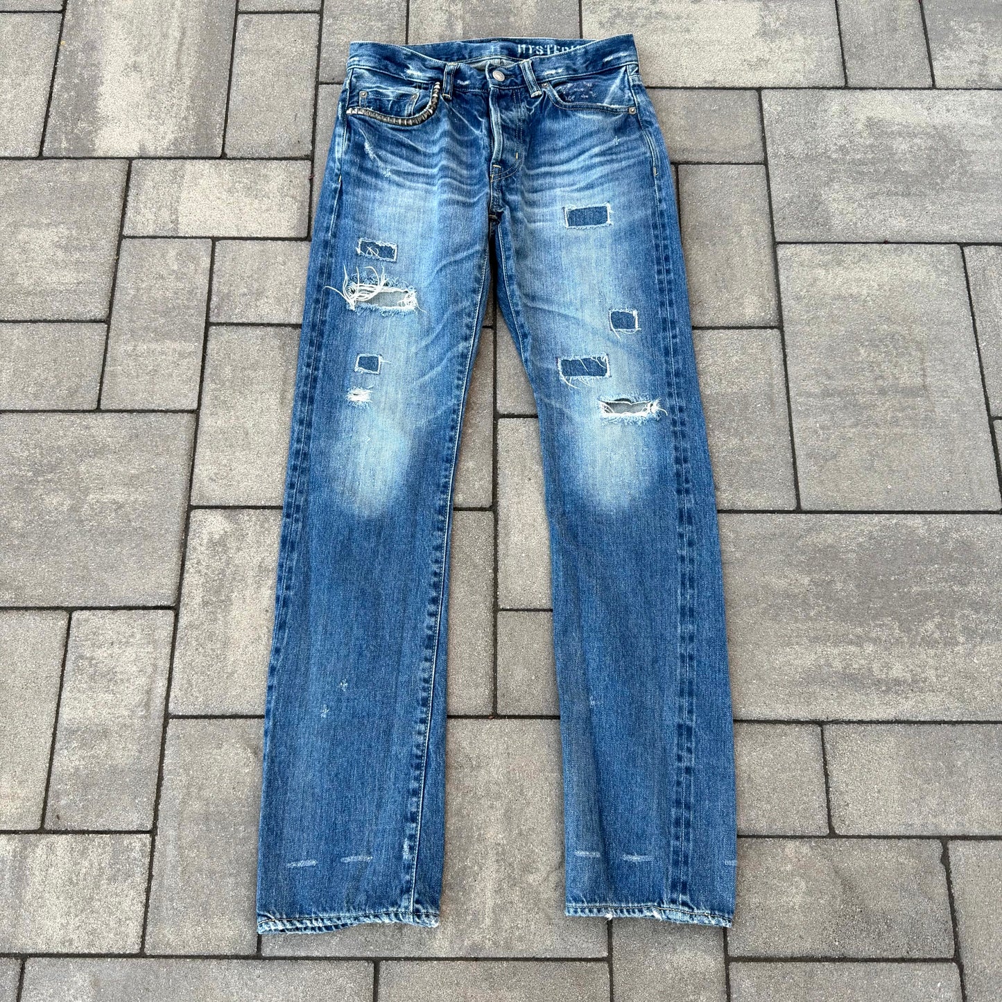 Hysteric Glamour Blue Patched Denim