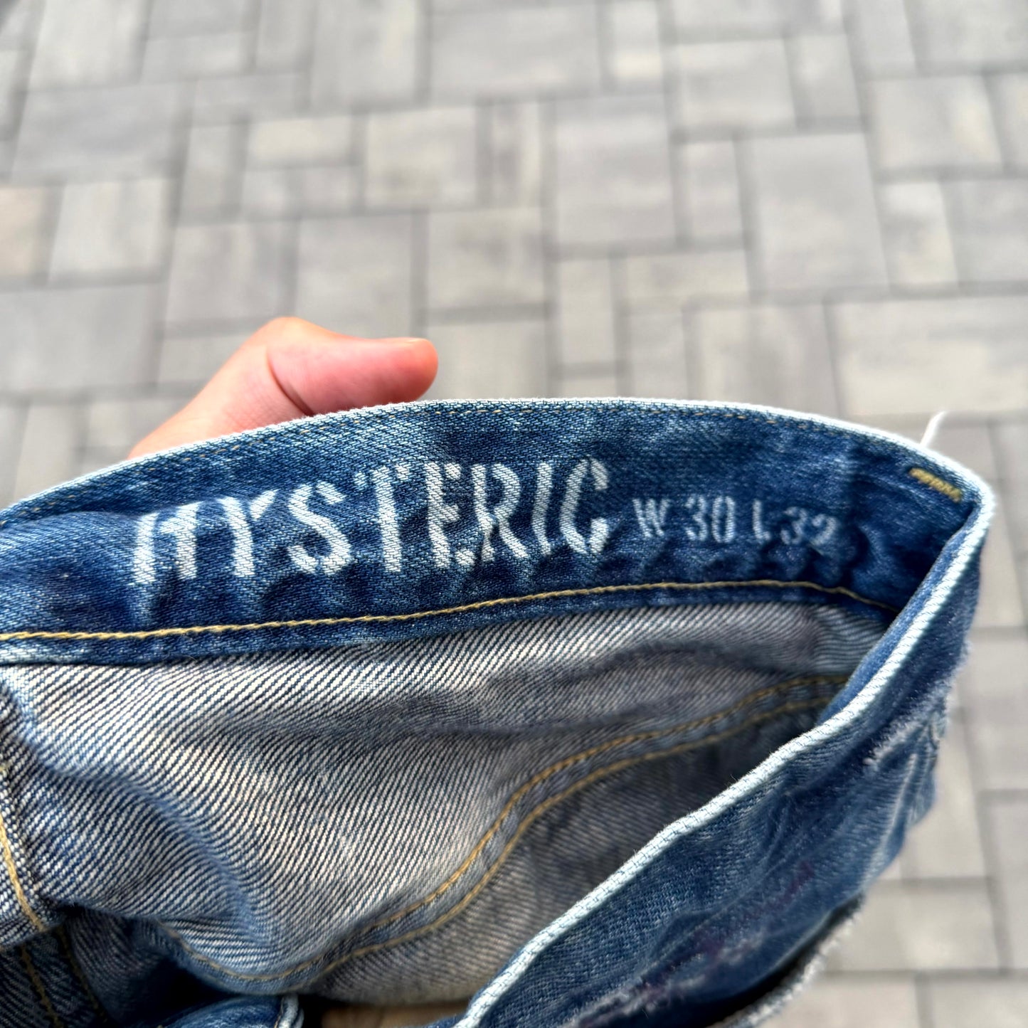 Hysteric Glamour Blue Patched Denim