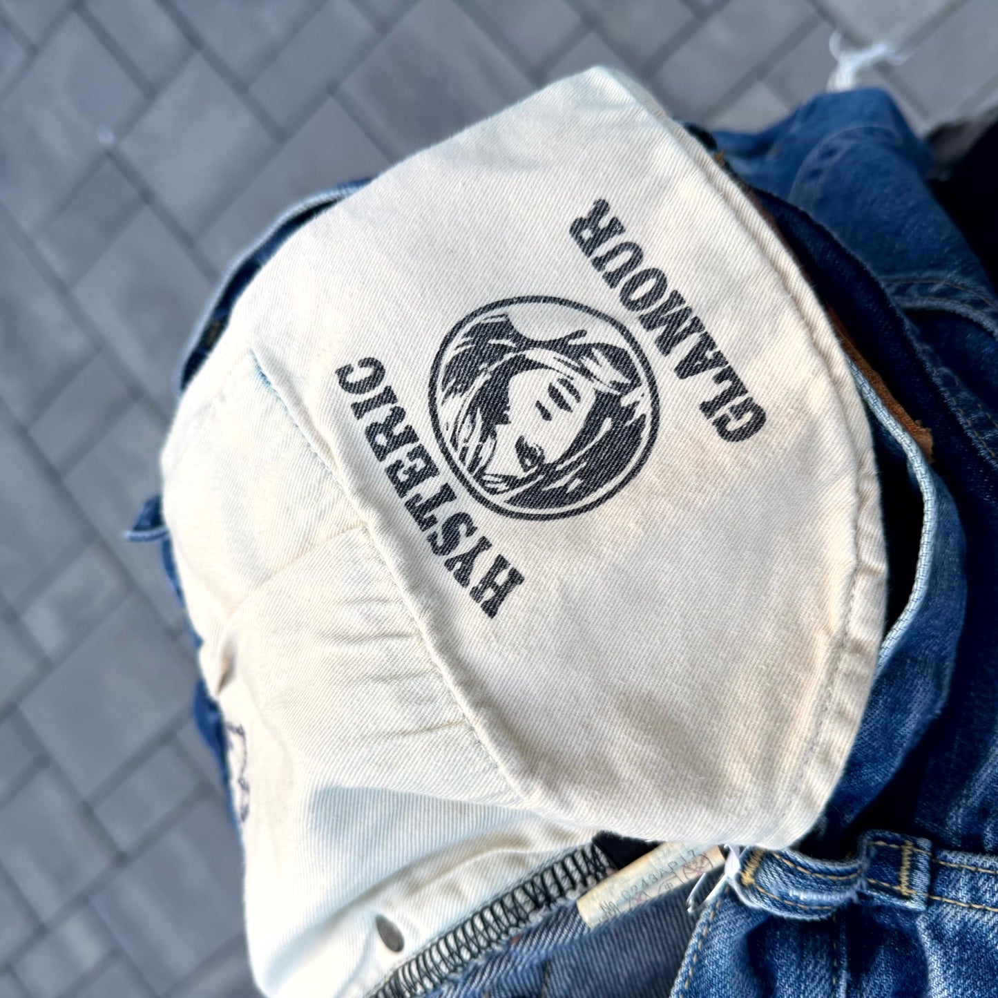Hysteric Glamour Blue Patched Denim