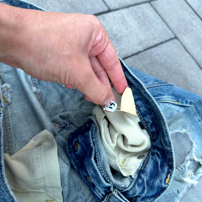 Hysteric Glamour Blue Repaired Denim