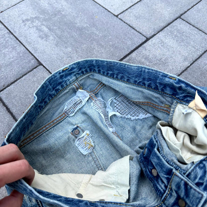 Hysteric Glamour Blue Repaired Denim