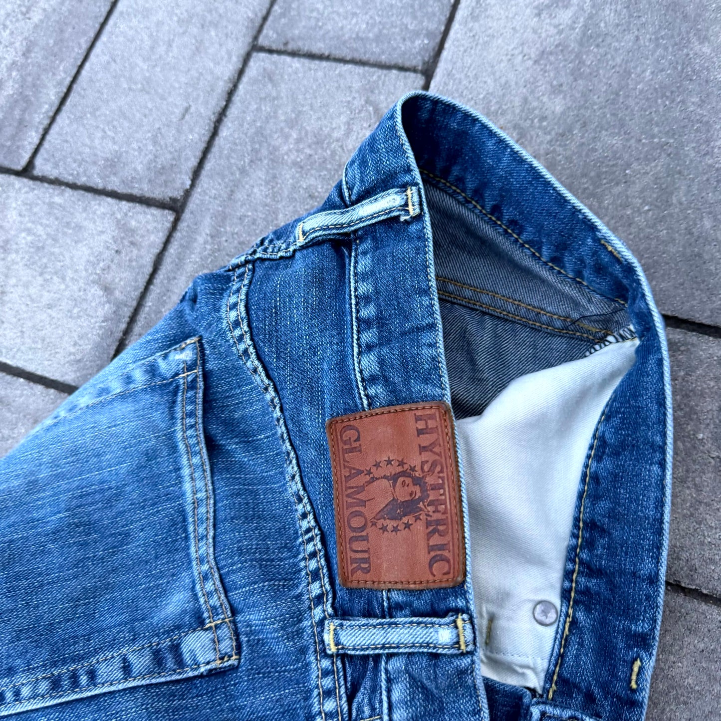 Hysteric Glamour Blue Studded Denim