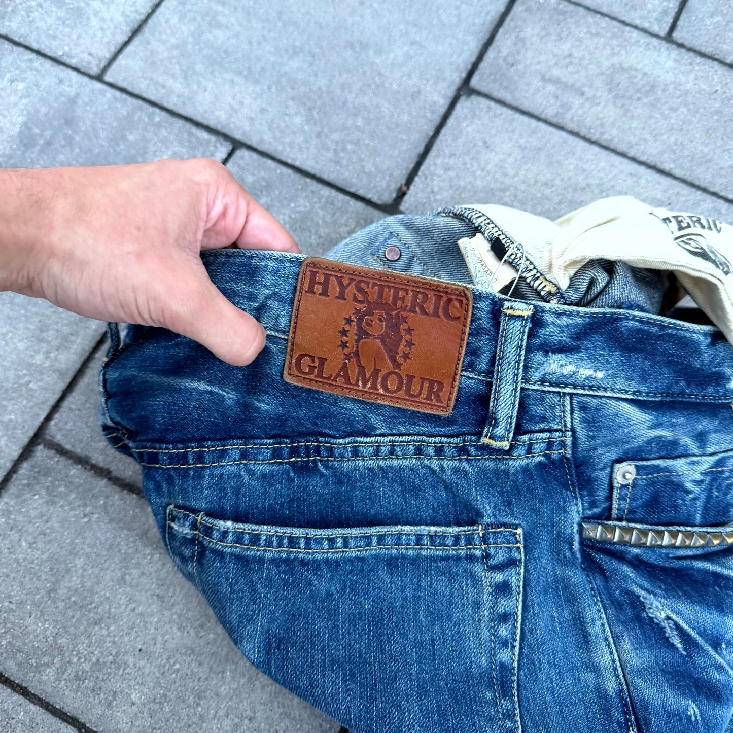 Hysteric Glamour Blue Patched Denim