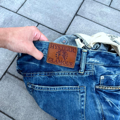 Hysteric Glamour Blue Patched Denim