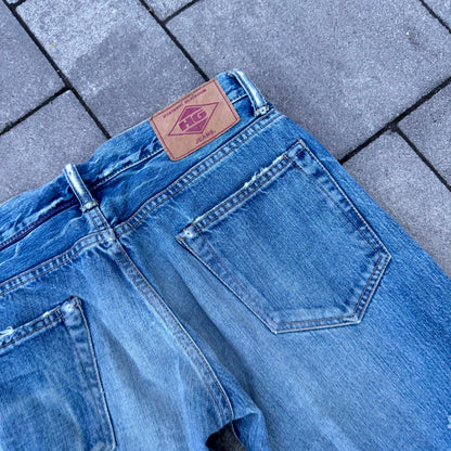 Hysteric Glamour Patched Blue Denim